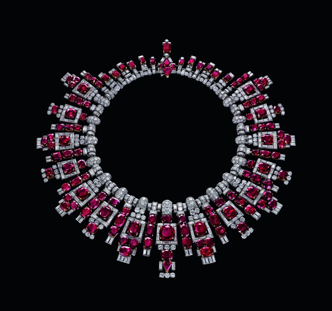 collier rubis de nawanagar